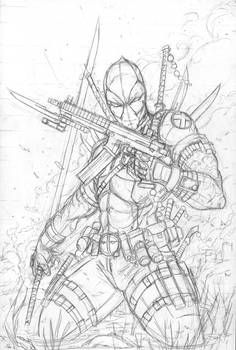 Deadpool Commission Rough