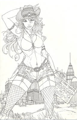 Zenescope Baltimore 2012 Exclusive - lineart