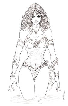 Wonder Woman Bikini Commission