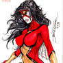 Spiderwoman Sketch Cover Commission
