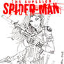 Lady Punisher Sketch Cover Commission