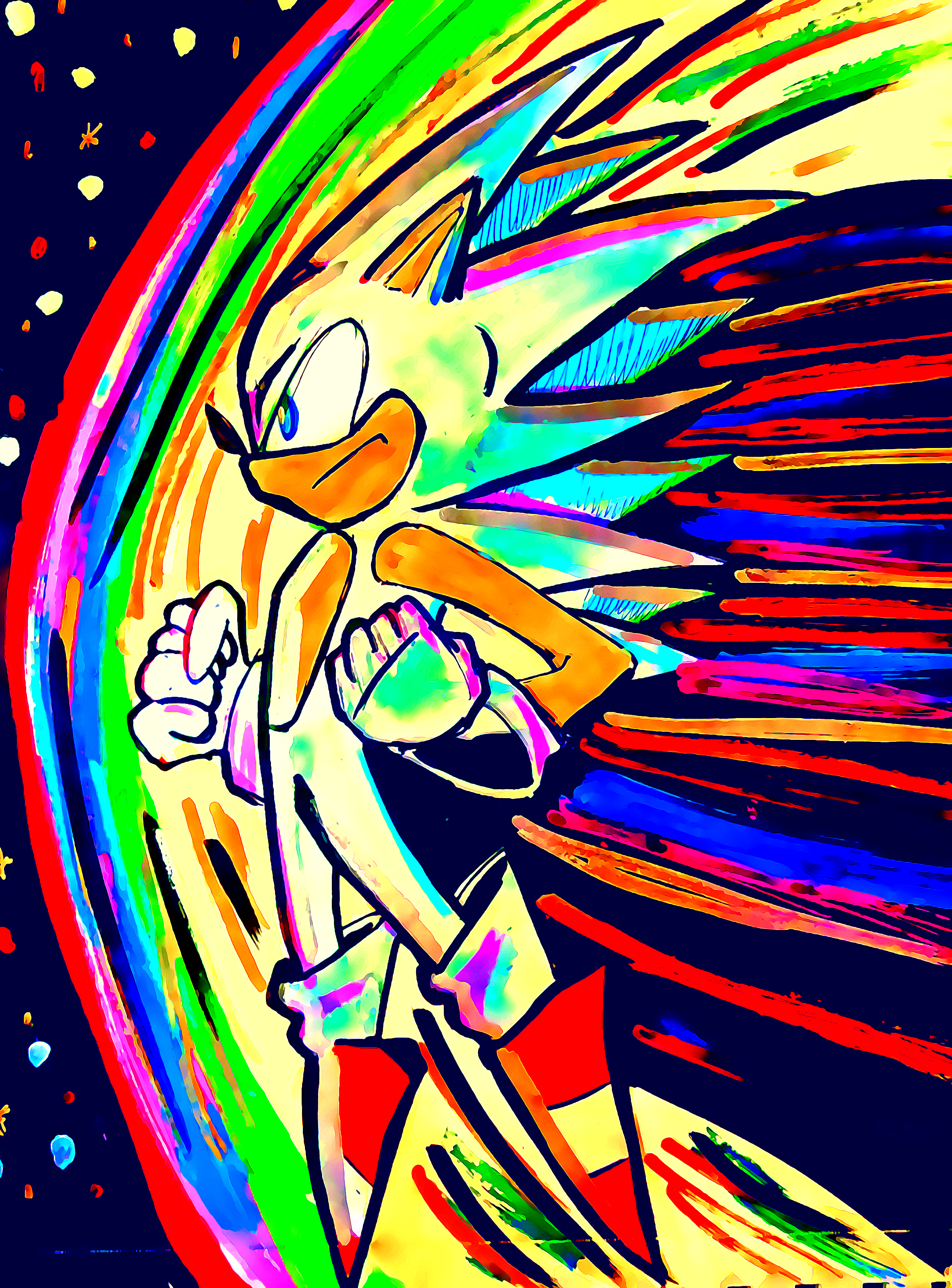 Fleetway super sonic by axl-universe on DeviantArt