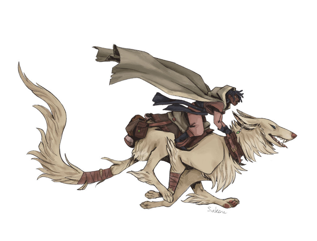 Dog rider 1 by surikane on DeviantArt