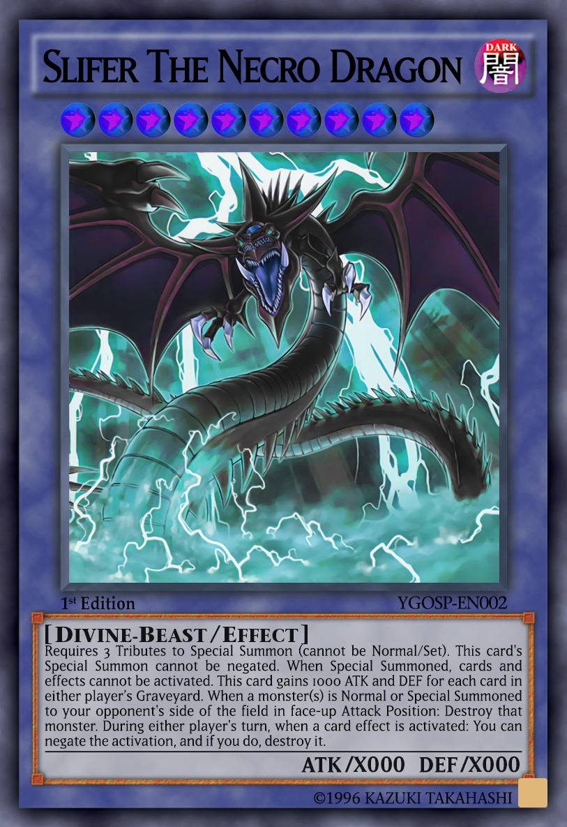 Slifer The Necro Dragon (Fanmade card)