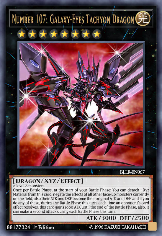 Number 107: Galaxy-Eyes Tachyon Dragon (Series 10) by ...