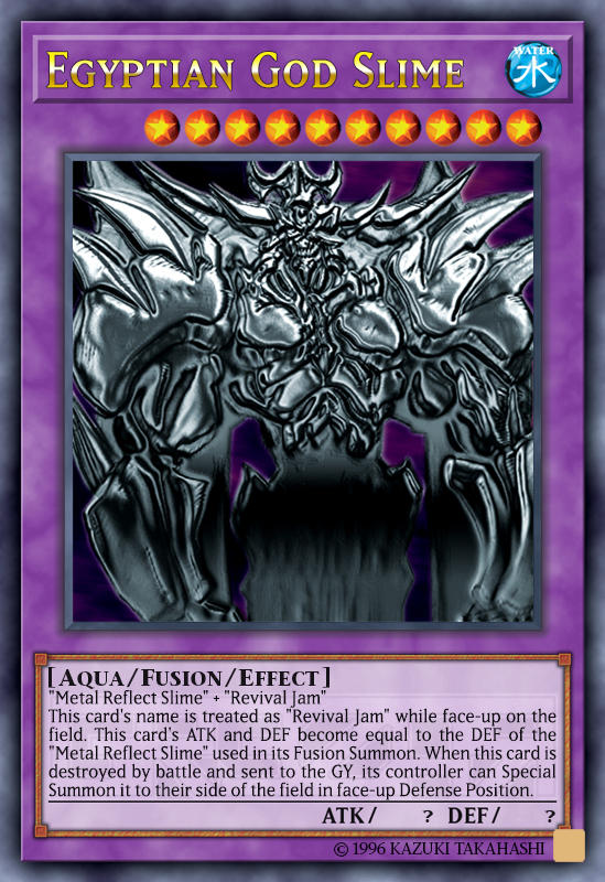 Egyptian God Slime (Fanmade card) by HolyCrapWhiteDragon on DeviantArt