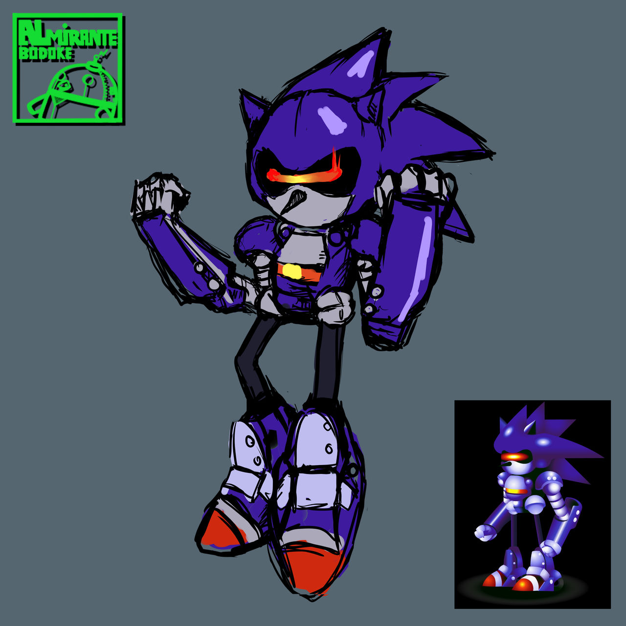 Murdercide626 — htromak: Mecha Sonic, from Sonic 3 & Knuckles.