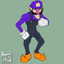 Waluigi from Mario Series FLAT COLOR