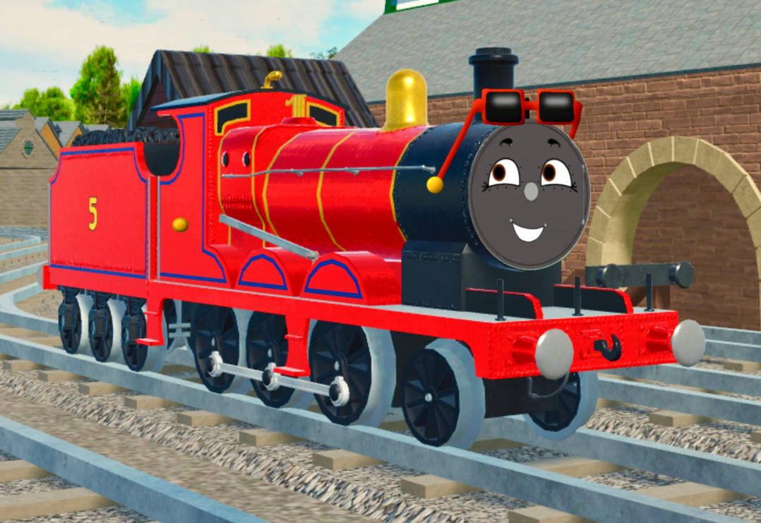 Rms First Red Engine James The Red Engine by QuangTheRabbit on DeviantArt