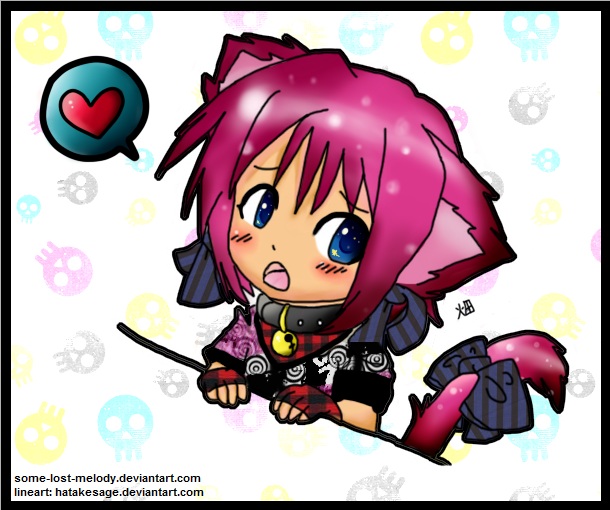 Neko Chibi - Valentine's Day