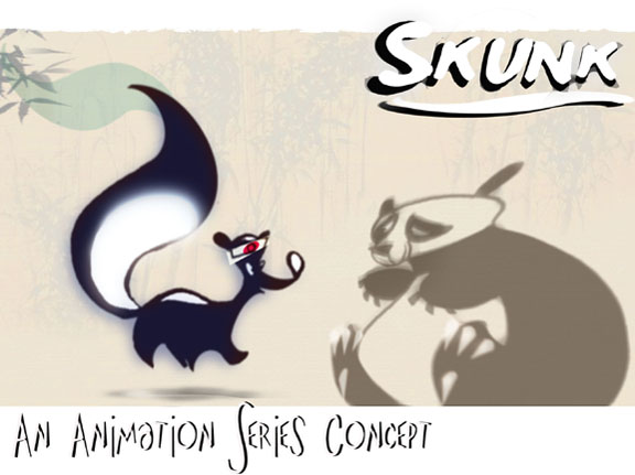 Skunka first sketch of skunk fu by anarchy66677 on DeviantArt