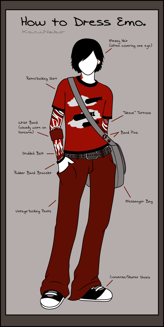 How To Dress Emo By Karineko On Deviantart How To Dress Emo By Karineko On Deviantart