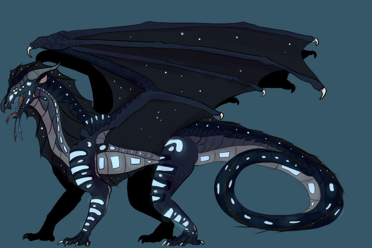 Wings Of Fire Nightwing Seawing Hybrid Constellation The Sea/Nightwing