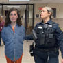 Woman sentenced to prison in handcuffs