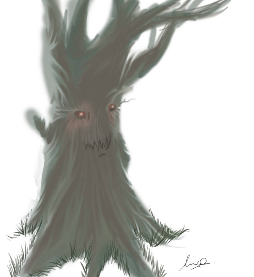 An Evil Tree by XbuddaX on DeviantArt