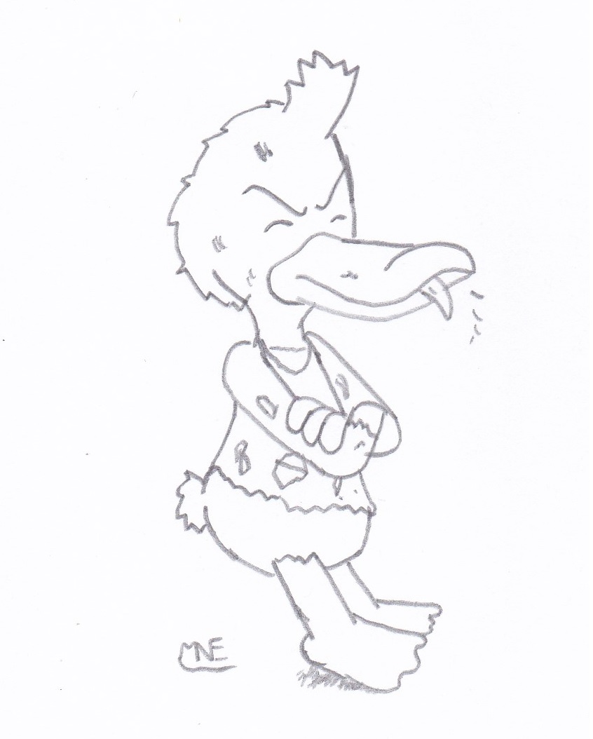 After Battle - Dewey Duck