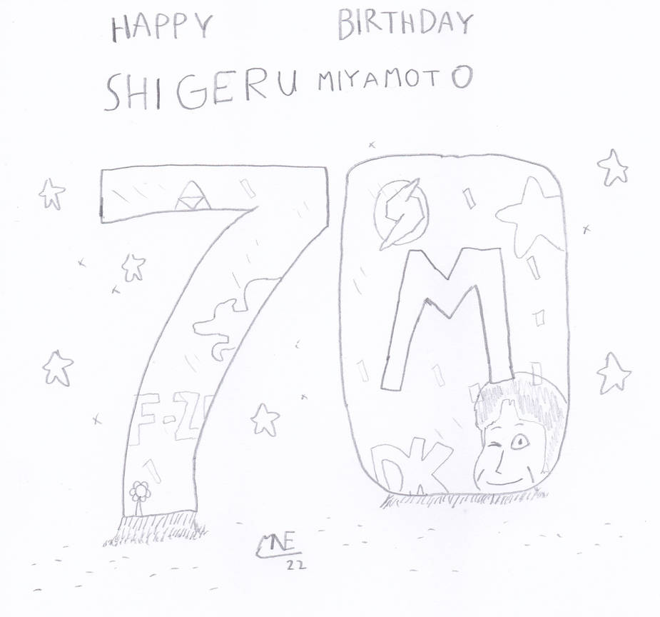 Happy Birthday, Shigeru Miyamoto by MrNintMan on DeviantArt