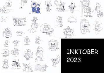 Inktober 2023 by MrNintMan