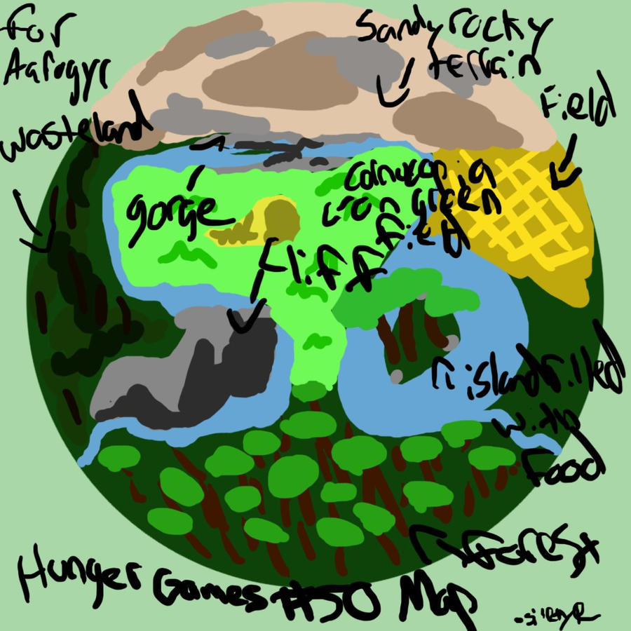 50 Hunger Games Map by Siletye on DeviantArt 50 Hunger Games Map by Siletye on DeviantArt