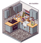 Kitchen by irritadahbbo