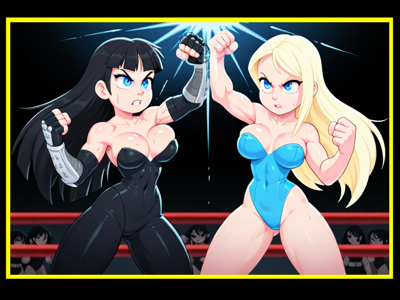 Sweet wrestling... Princesses of the ring!