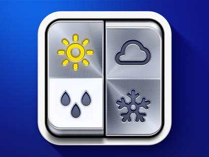 'Weather On' iPhone App Icon