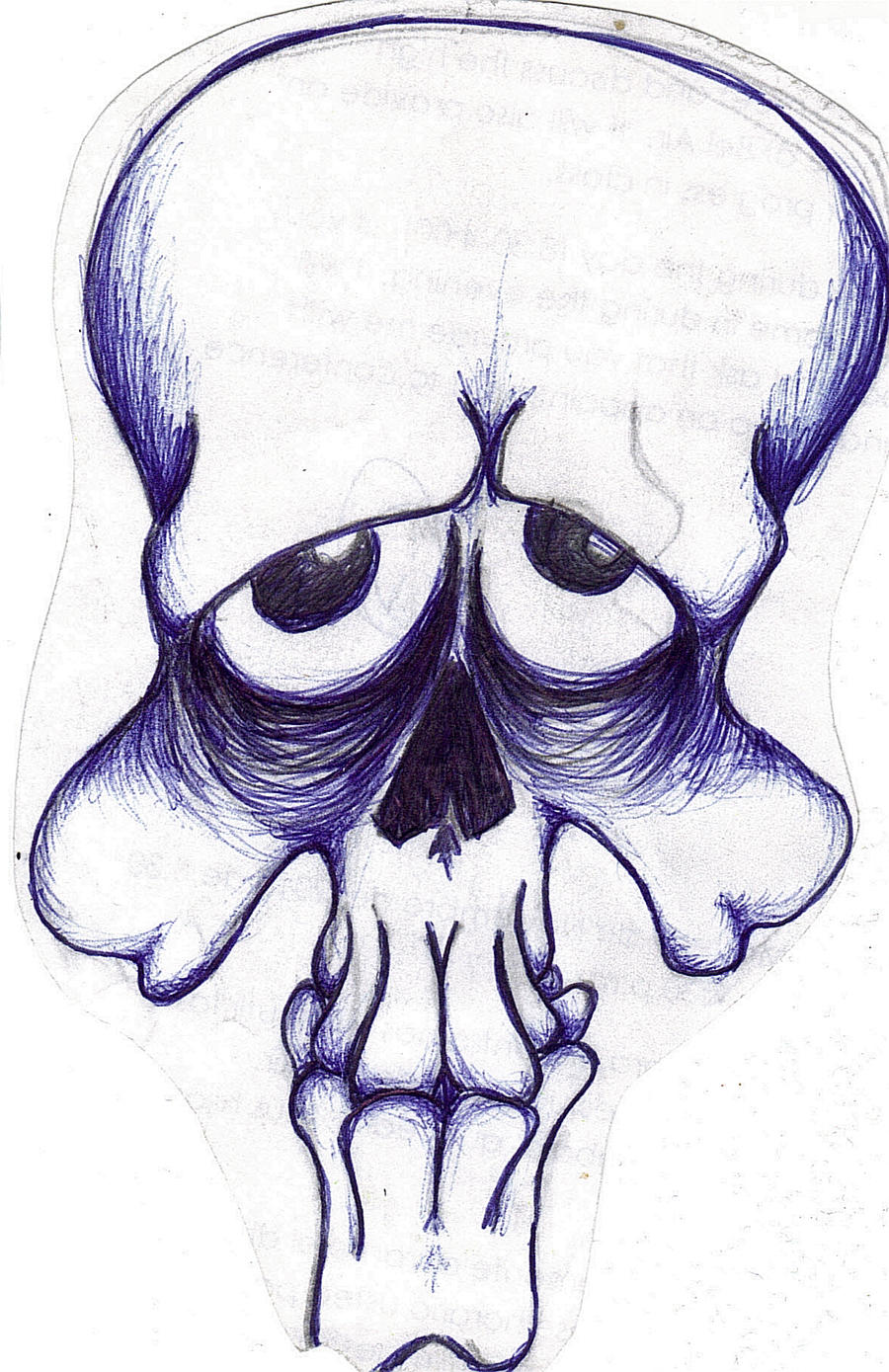 sad skull by sick1992 on DeviantArt