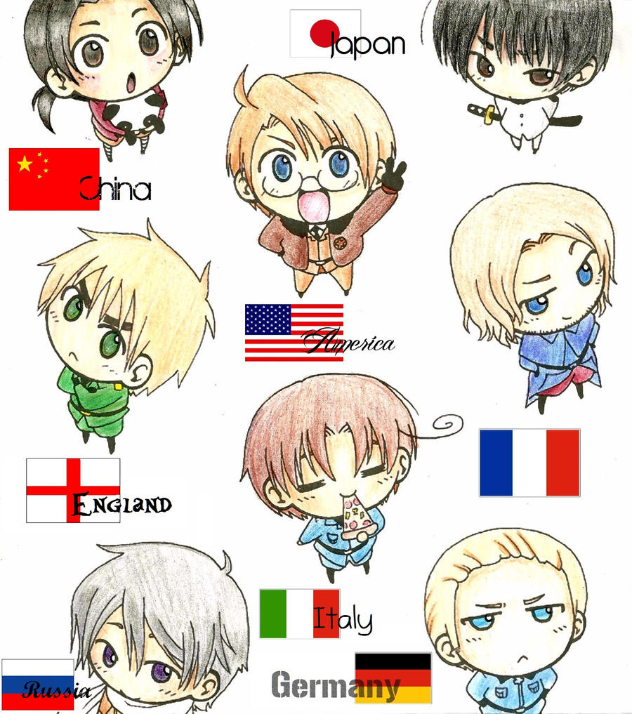 Hetalia Colored