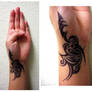 Demonic Fruit Bat Tattoo
