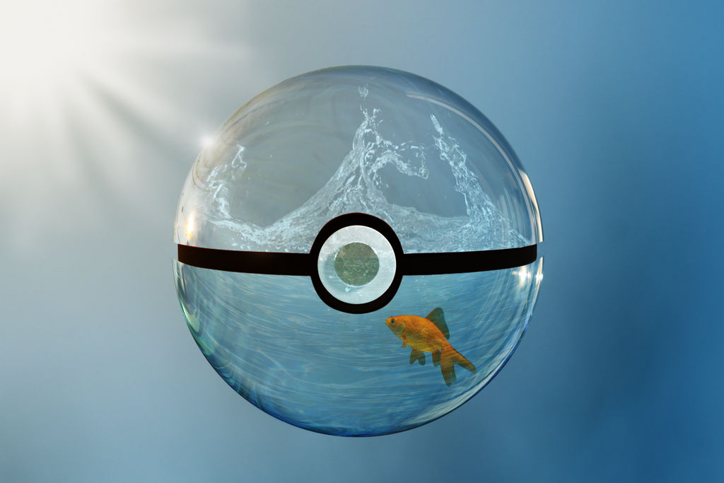 Pokeball: Water type by Iseru on DeviantArt