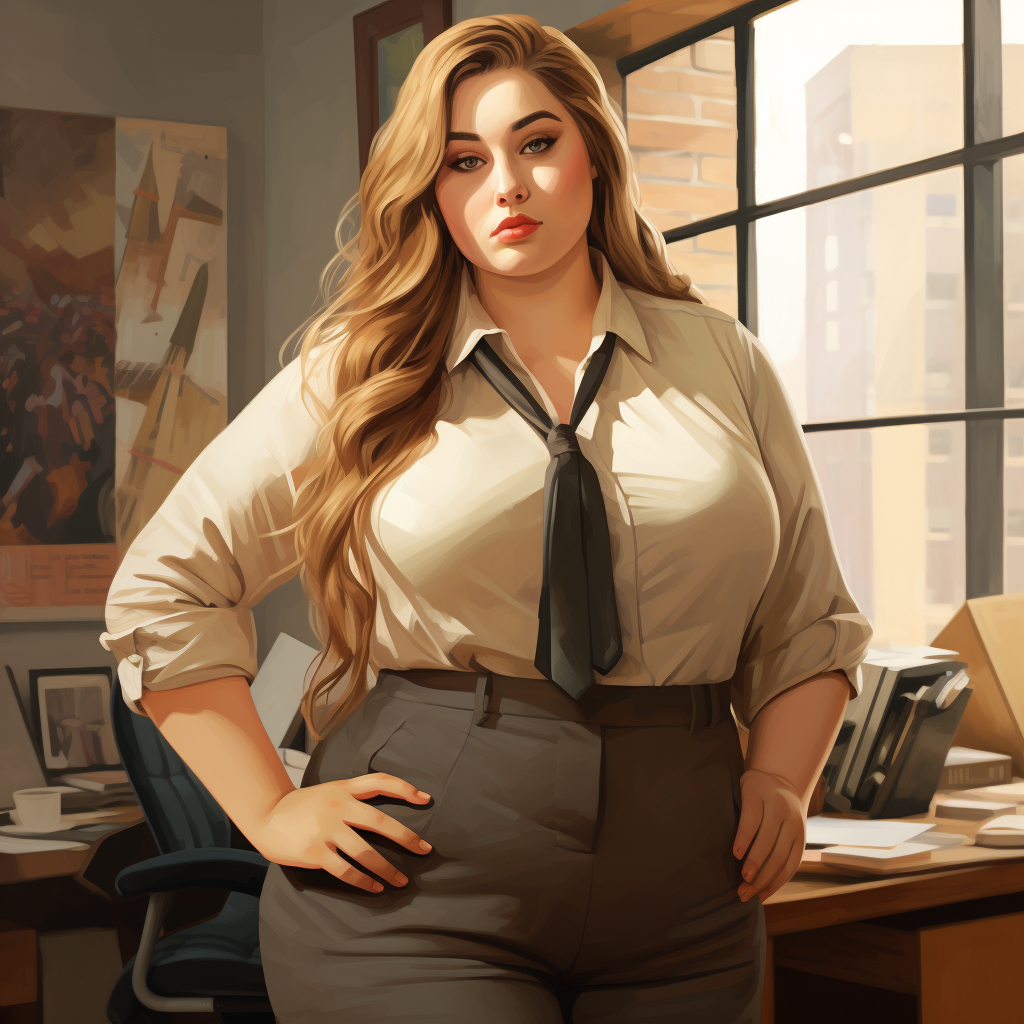 Obese Lady Deviantart Malo7344 Obese Beautiful Young Lady In Office Clot by wastlander0078 on ...