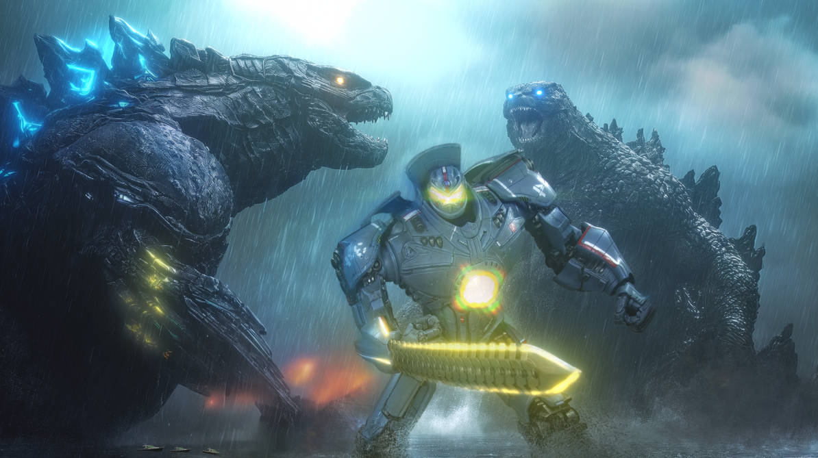 Gypsy Danger from pacific rim Vs Godzilla3 by eman213 on DeviantArt