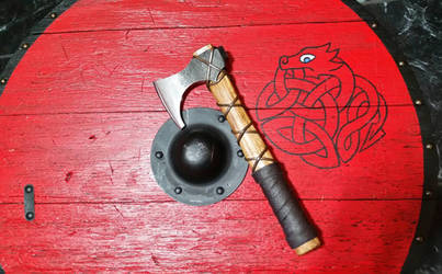 Viking Axe and Shield