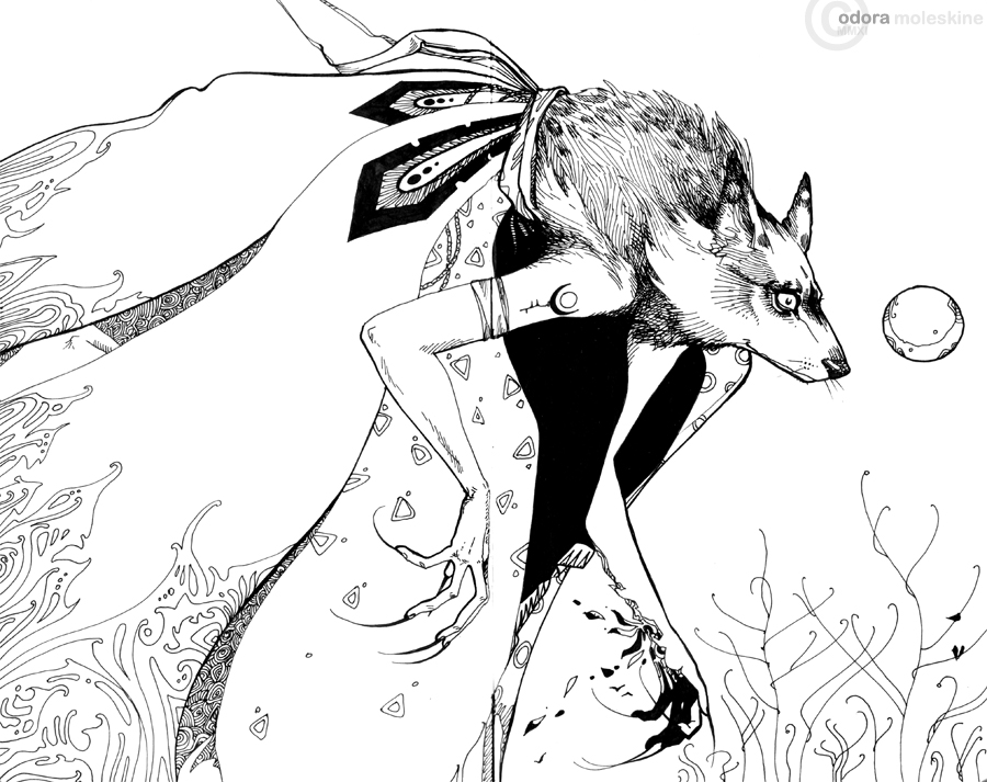 Moleskine: La Loba by erebus-odora
