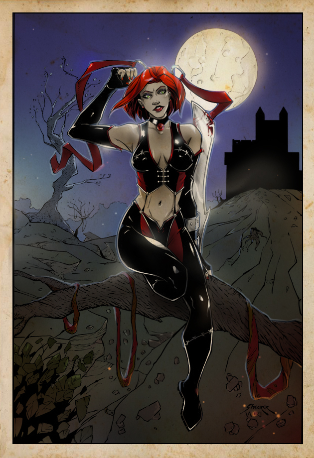 Bloodrayne: the colouring