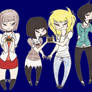 Snake + The Fatal Frame Ladies :D