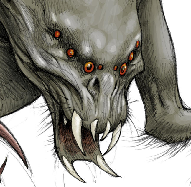 Beast face detail by eldritchblight on DeviantArt