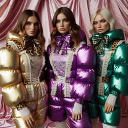 Glamour ski overalls