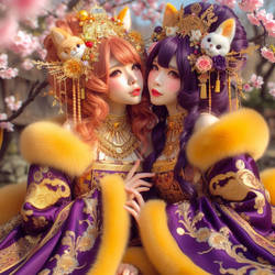 Japanese Kitsune Goddess