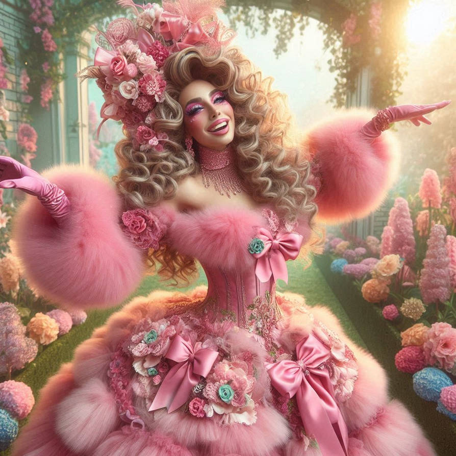 Pink Lady Deviantart Lady in pink by suicidal77 on DeviantArt