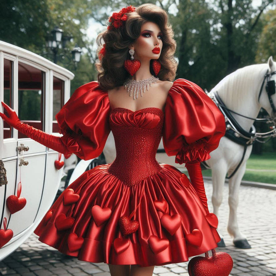 Lady in red by suicidal77 on DeviantArt