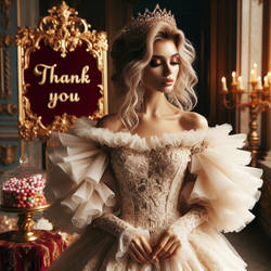 Lady in white - Thank you