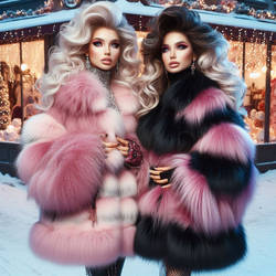 Ladies in fur
