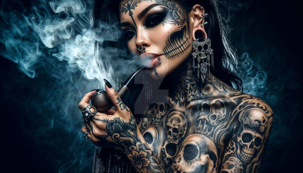 Smoking Lady 2