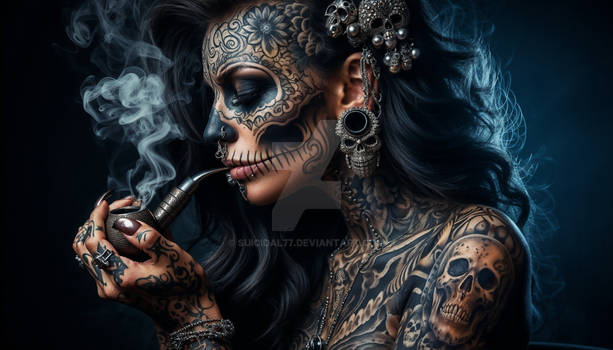 Smoking Lady 1