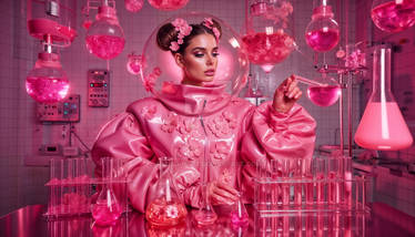 Pink science Lady 5 by suicidal77 on DeviantArt