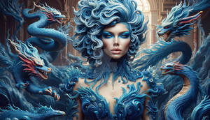 Lady with Dragons 8