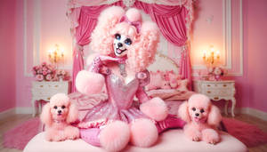 Furry Poodle Sissy 1