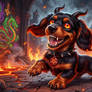 Devil hellhound puppy 1