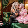 Elven Sissy princess with her Lady in bedroom 3